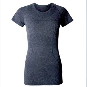 Lululemon Swifty Tech Short Sleeve Shirt - Dark Heather Gray